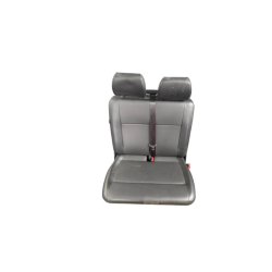 VW T6 T6.1 FOTEL DWÓJKA PRZÓD SKÓRA DERMA Z AIRBAGIEM